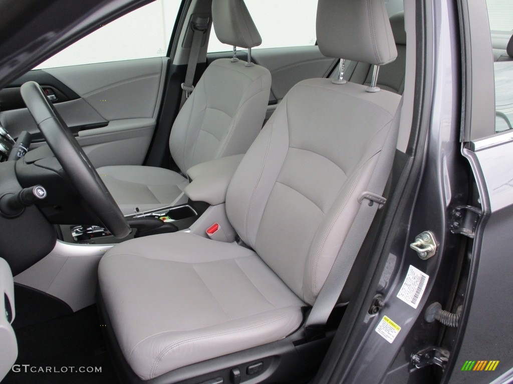 2015 Accord EX-L Sedan - Modern Steel Metallic / Gray photo #11