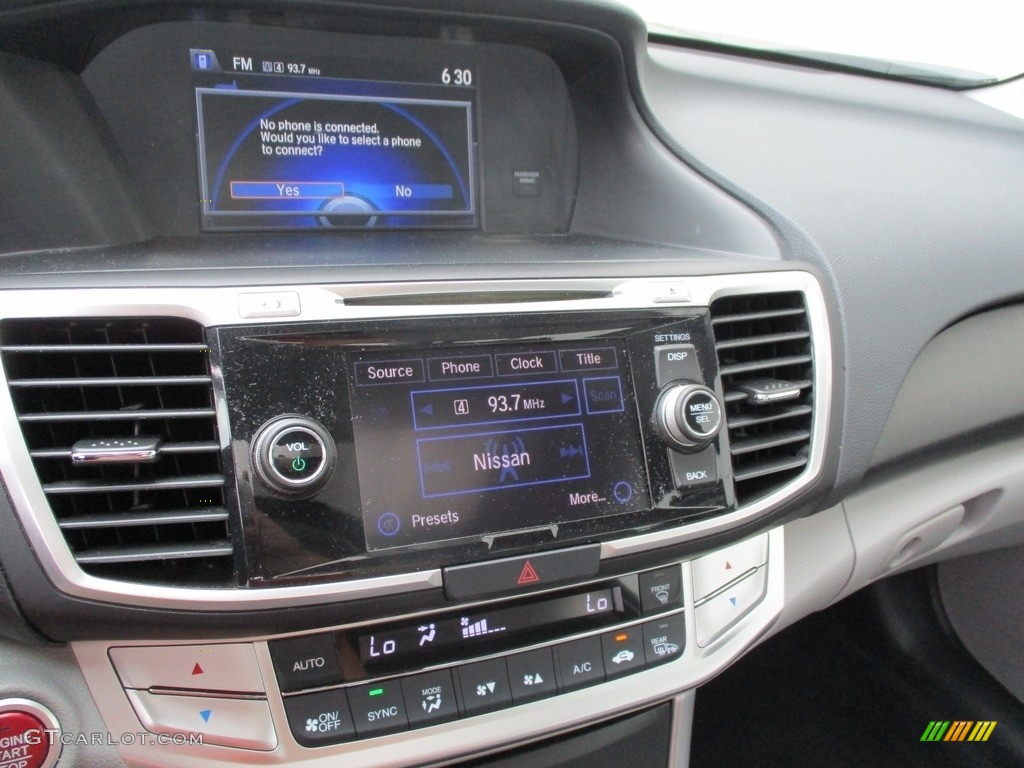 2015 Accord EX-L Sedan - Modern Steel Metallic / Gray photo #14