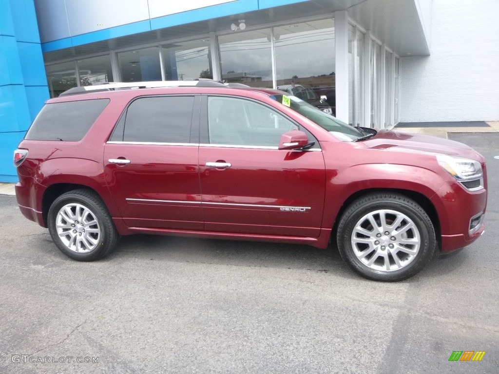 2015 Acadia Denali AWD - Crimson Red Tincoat / Ebony photo #3