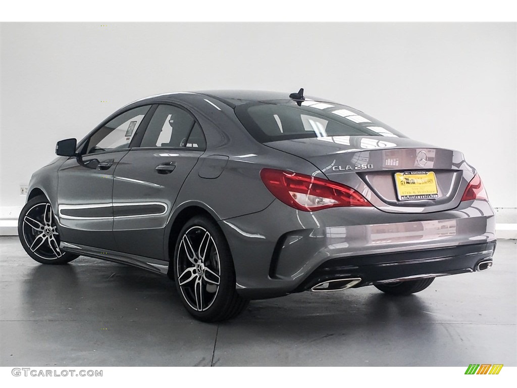 2018 CLA 250 Coupe - Mountain Grey Metallic / Black photo #3