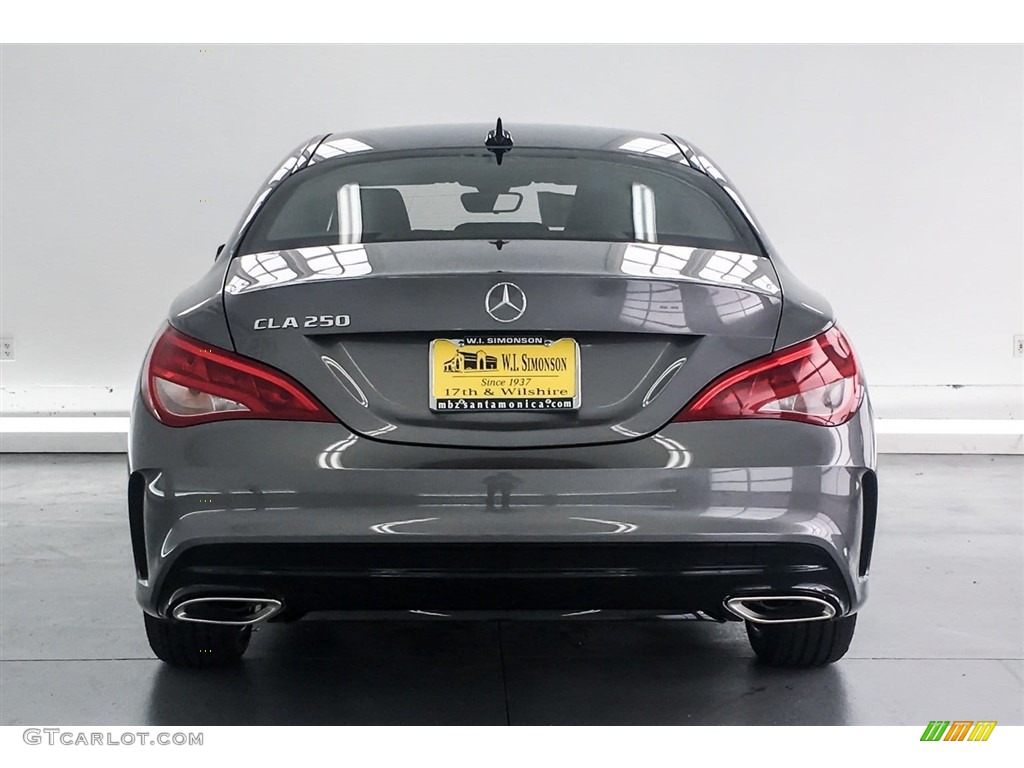 2018 CLA 250 Coupe - Mountain Grey Metallic / Black photo #4