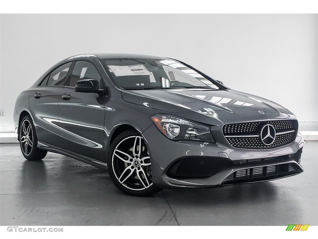 2018 CLA 250 Coupe - Mountain Grey Metallic / Black photo #12