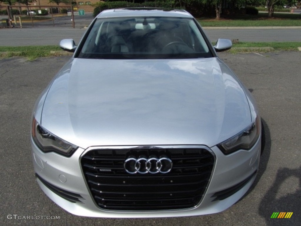 2013 A6 2.0T quattro Sedan - Ice Silver Metallic / Black photo #5