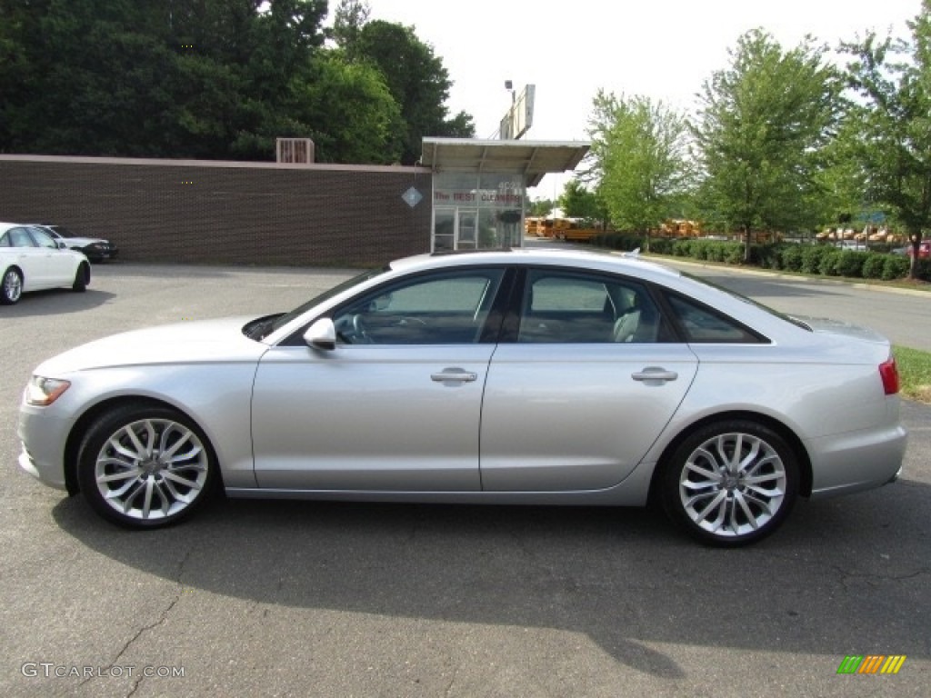 2013 A6 2.0T quattro Sedan - Ice Silver Metallic / Black photo #7