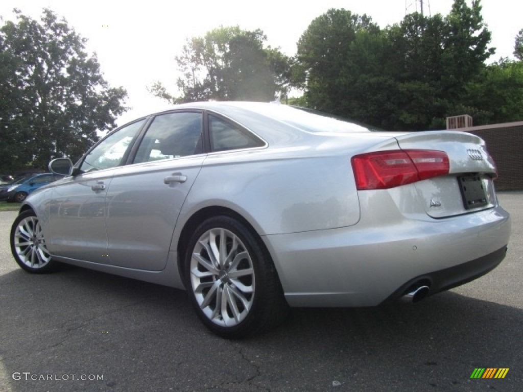 2013 A6 2.0T quattro Sedan - Ice Silver Metallic / Black photo #8