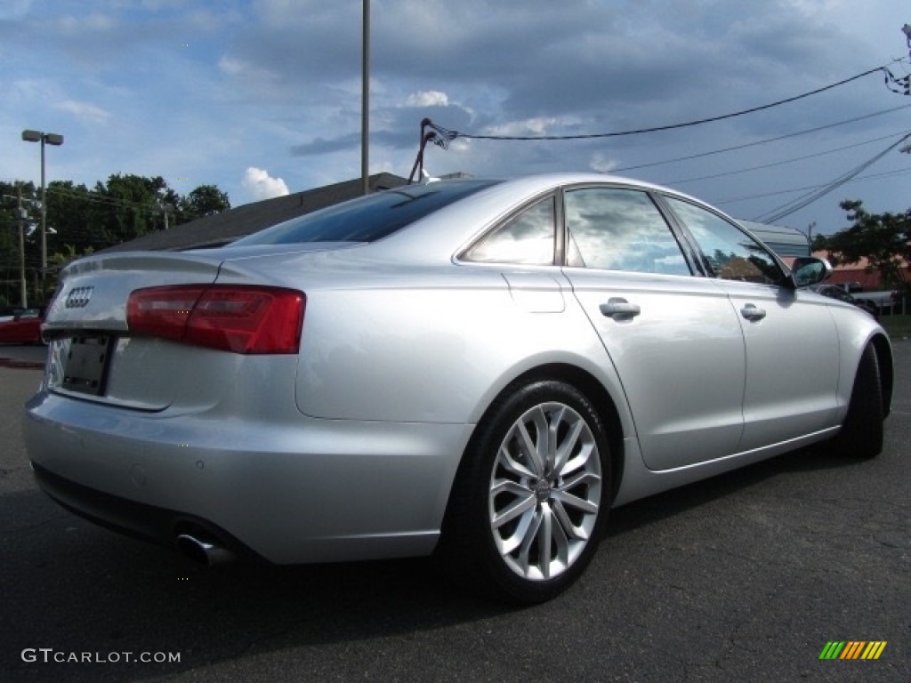 2013 A6 2.0T quattro Sedan - Ice Silver Metallic / Black photo #10