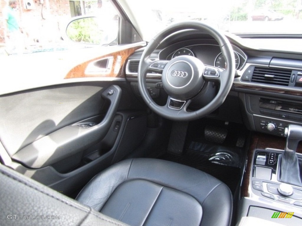 2013 A6 2.0T quattro Sedan - Ice Silver Metallic / Black photo #12