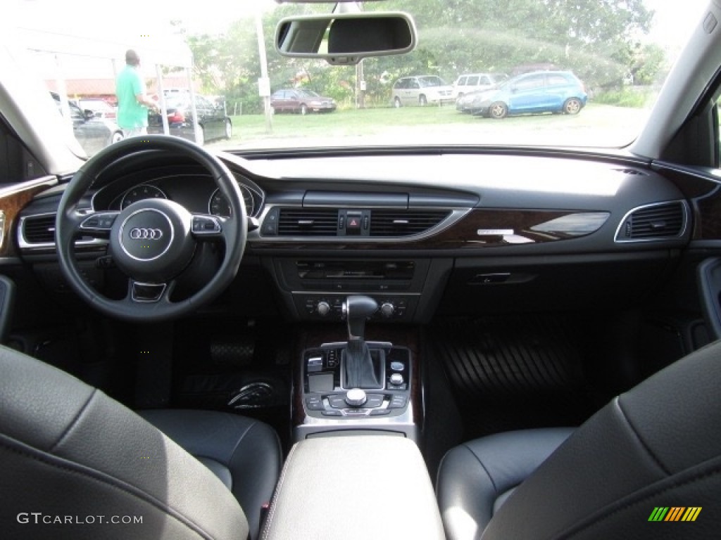 2013 A6 2.0T quattro Sedan - Ice Silver Metallic / Black photo #13