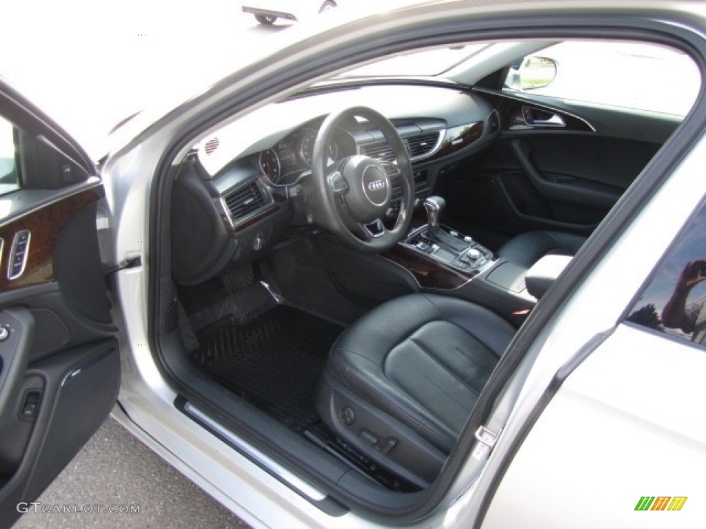 2013 A6 2.0T quattro Sedan - Ice Silver Metallic / Black photo #17