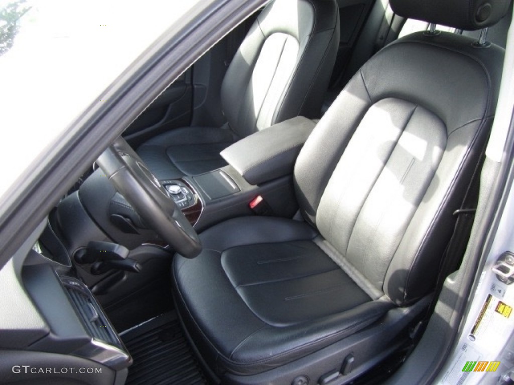 2013 A6 2.0T quattro Sedan - Ice Silver Metallic / Black photo #19