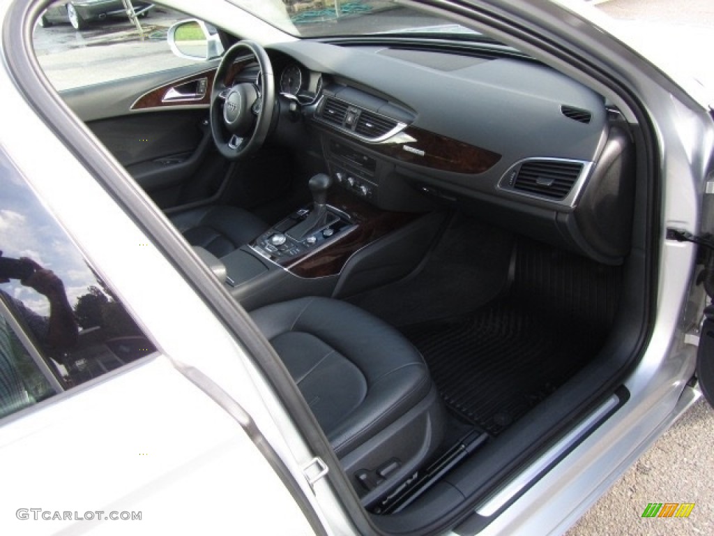 2013 A6 2.0T quattro Sedan - Ice Silver Metallic / Black photo #22