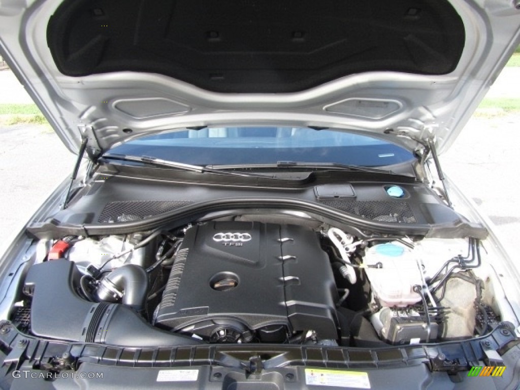 2013 A6 2.0T quattro Sedan - Ice Silver Metallic / Black photo #25