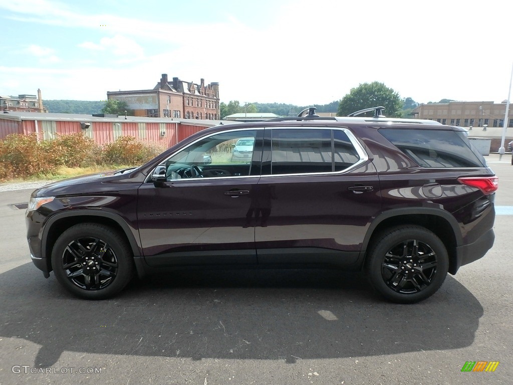 2018 Traverse LT AWD - Black Currant Metallic / Jet Black photo #5