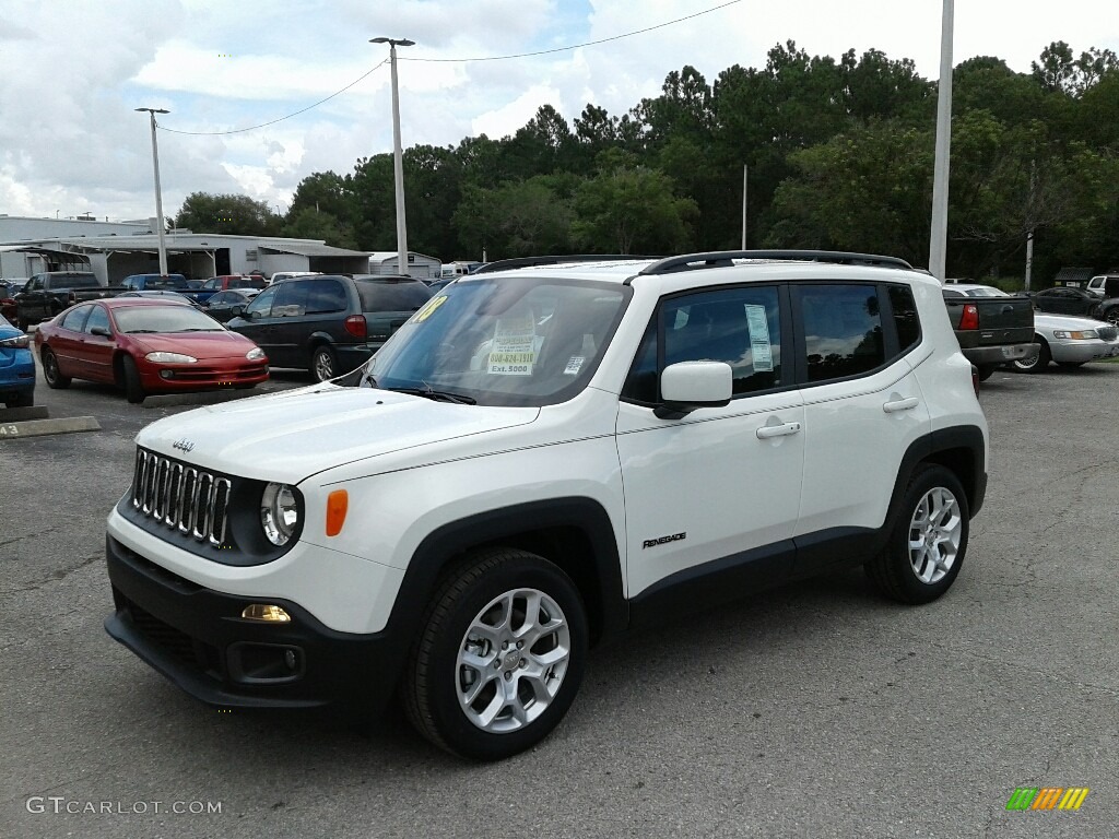 2018 Renegade Latitude - Alpine White / Black photo #1