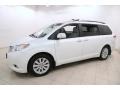 2014 Blizzard White Pearl Toyota Sienna Limited AWD  photo #3