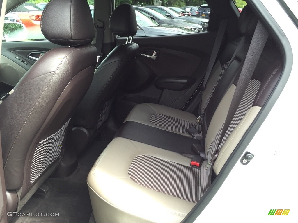 2013 Tucson GLS AWD - Cotton White / Taupe photo #22