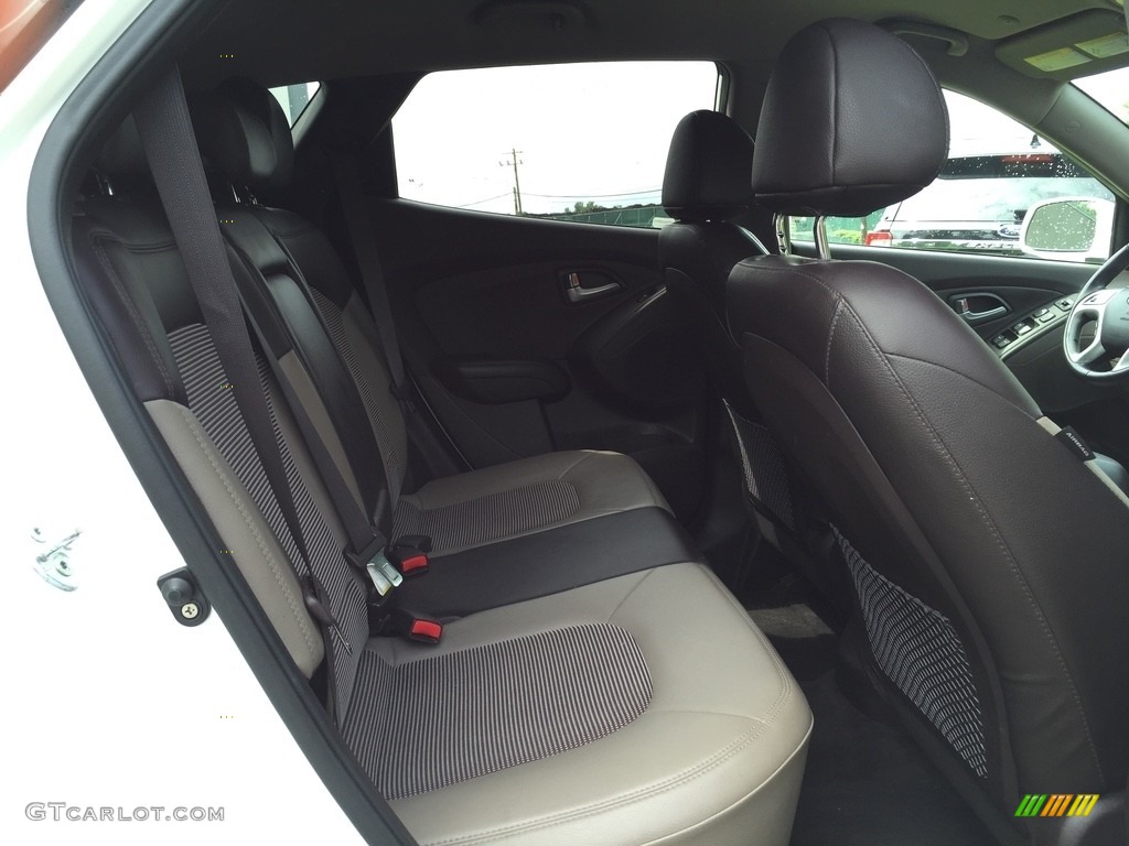 2013 Tucson GLS AWD - Cotton White / Taupe photo #25
