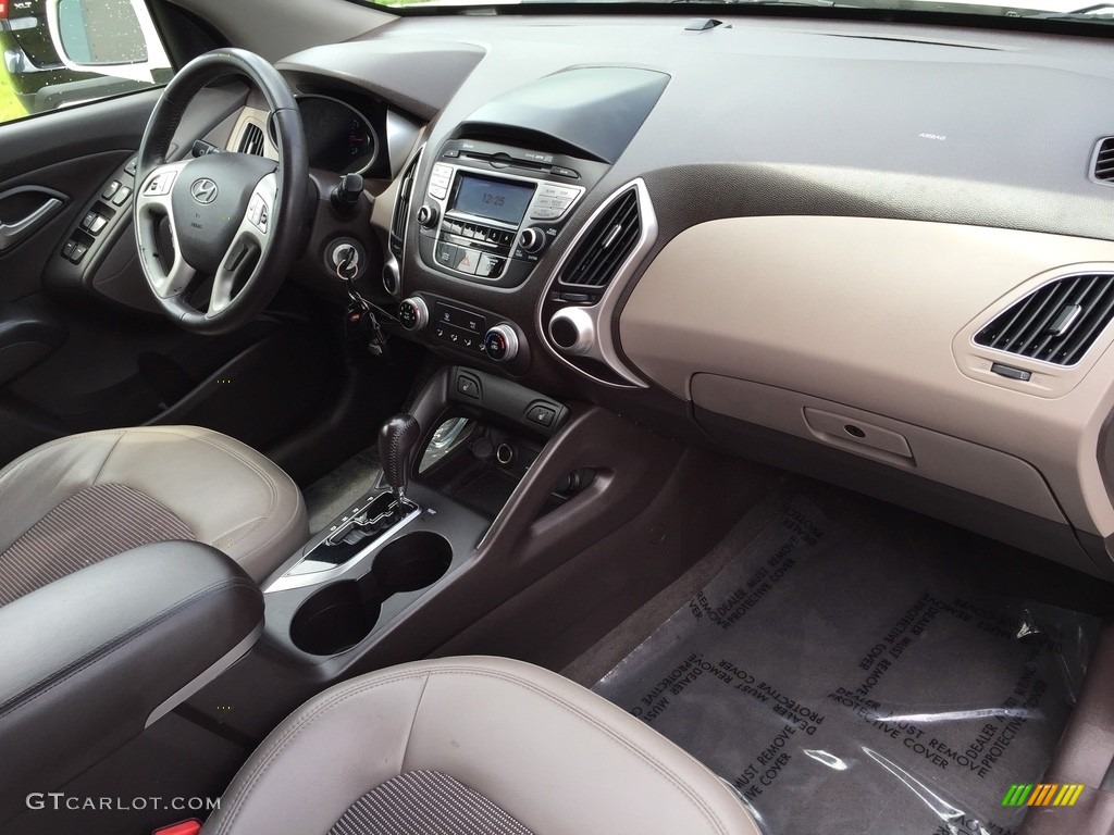 2013 Tucson GLS AWD - Cotton White / Taupe photo #27