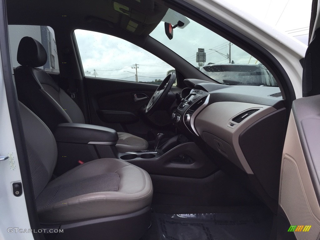 2013 Tucson GLS AWD - Cotton White / Taupe photo #28