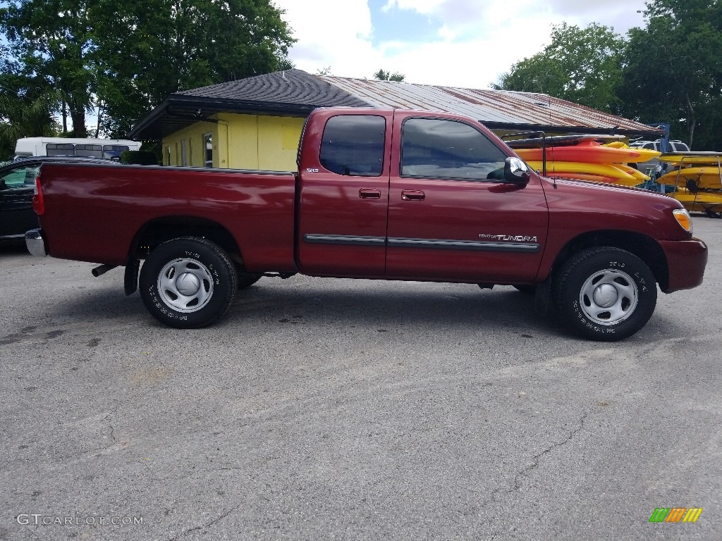 2006 Tundra SR5 Access Cab - Salsa Red Pearl / Dark Gray photo #2