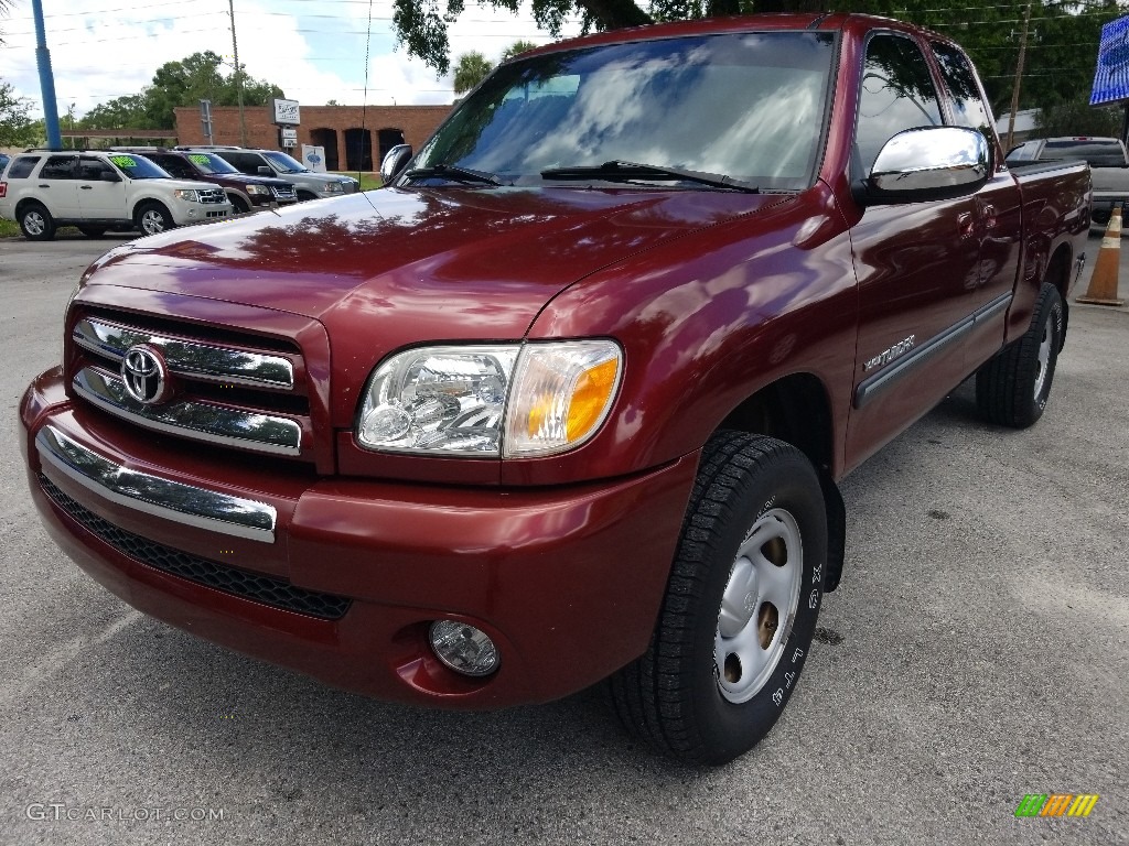 2006 Tundra SR5 Access Cab - Salsa Red Pearl / Dark Gray photo #7