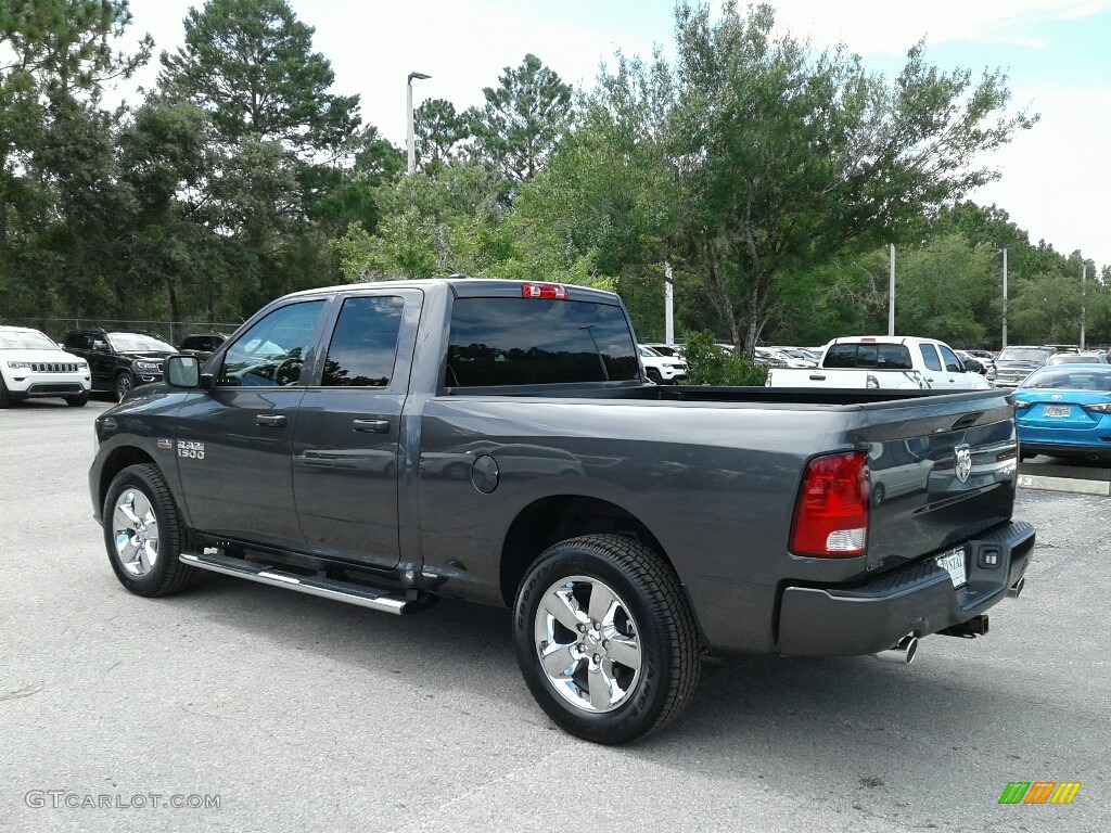 2018 1500 Express Quad Cab 4x4 - Granite Crystal Metallic / Black/Diesel Gray photo #3