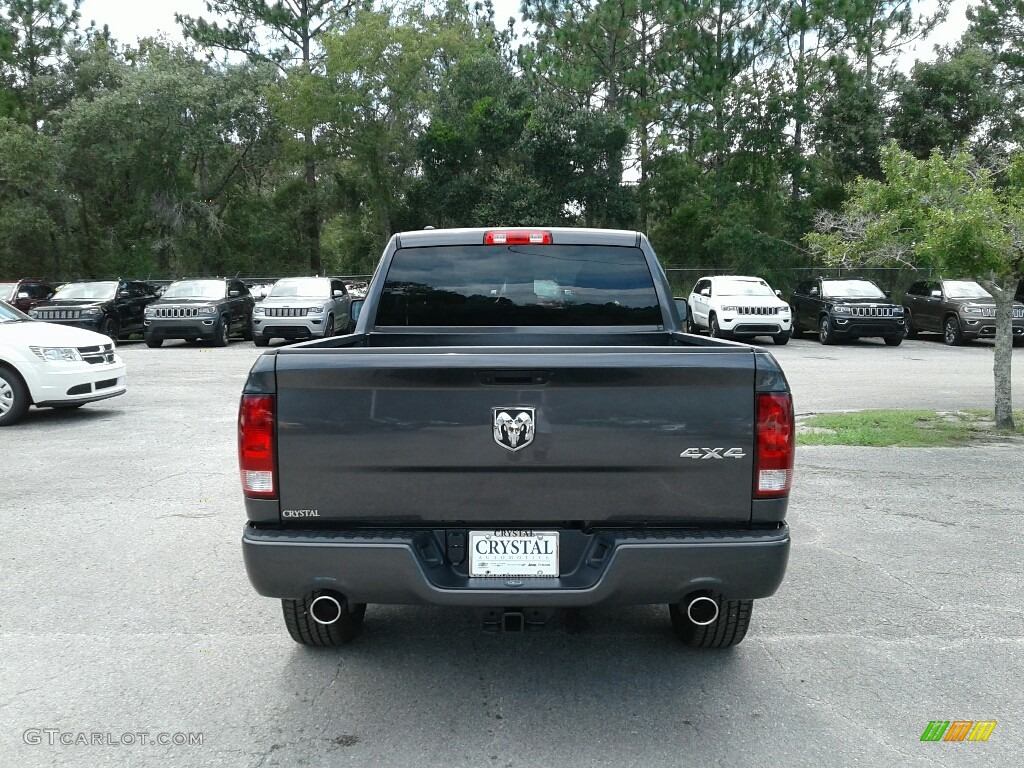 2018 1500 Express Quad Cab 4x4 - Granite Crystal Metallic / Black/Diesel Gray photo #4