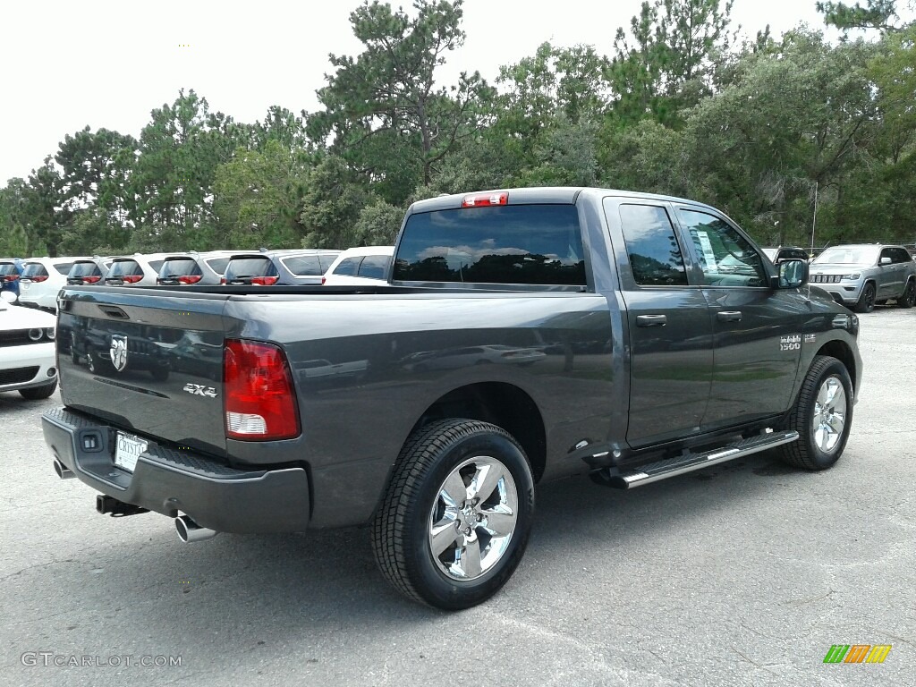 2018 1500 Express Quad Cab 4x4 - Granite Crystal Metallic / Black/Diesel Gray photo #5