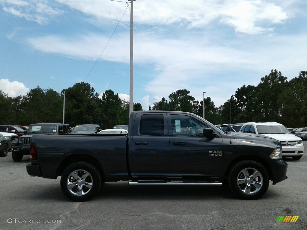 2018 1500 Express Quad Cab 4x4 - Granite Crystal Metallic / Black/Diesel Gray photo #6