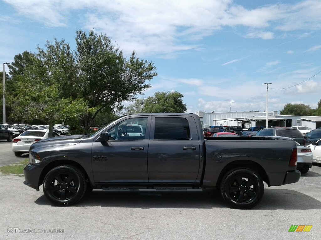2018 1500 Express Crew Cab - Granite Crystal Metallic / Black/Diesel Gray photo #2