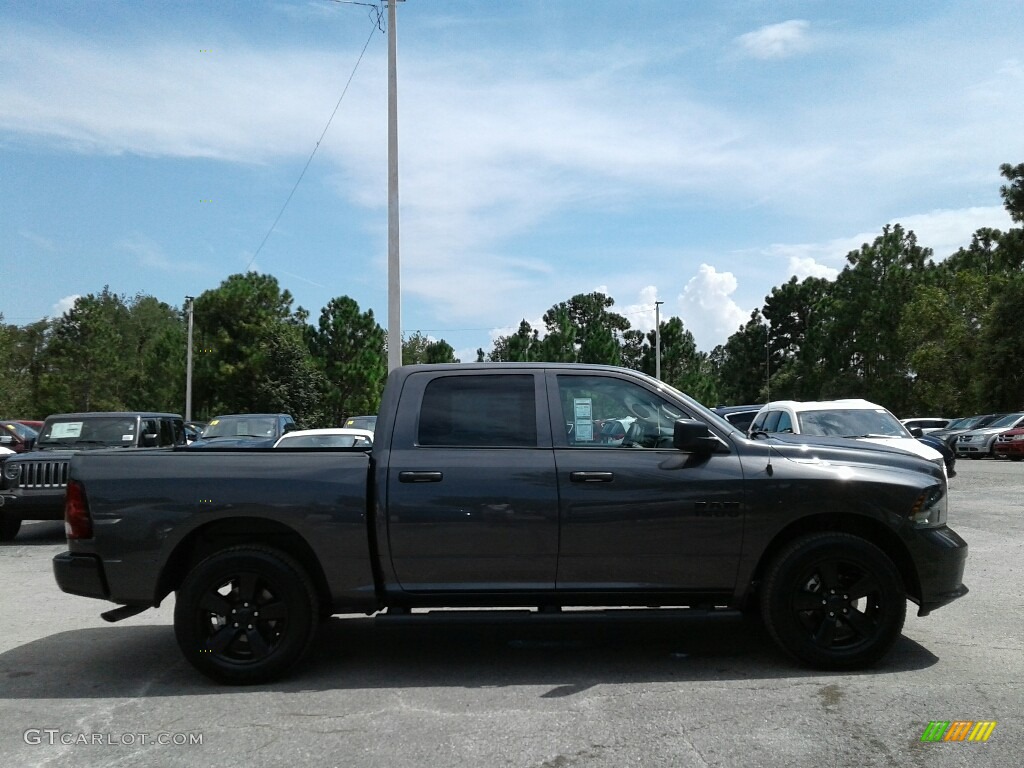 2018 1500 Express Crew Cab - Granite Crystal Metallic / Black/Diesel Gray photo #6