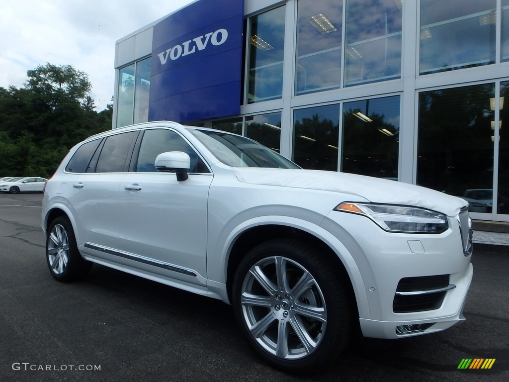 Ice White 2019 Volvo XC90 T6 AWD Inscription Exterior Photo #128466314