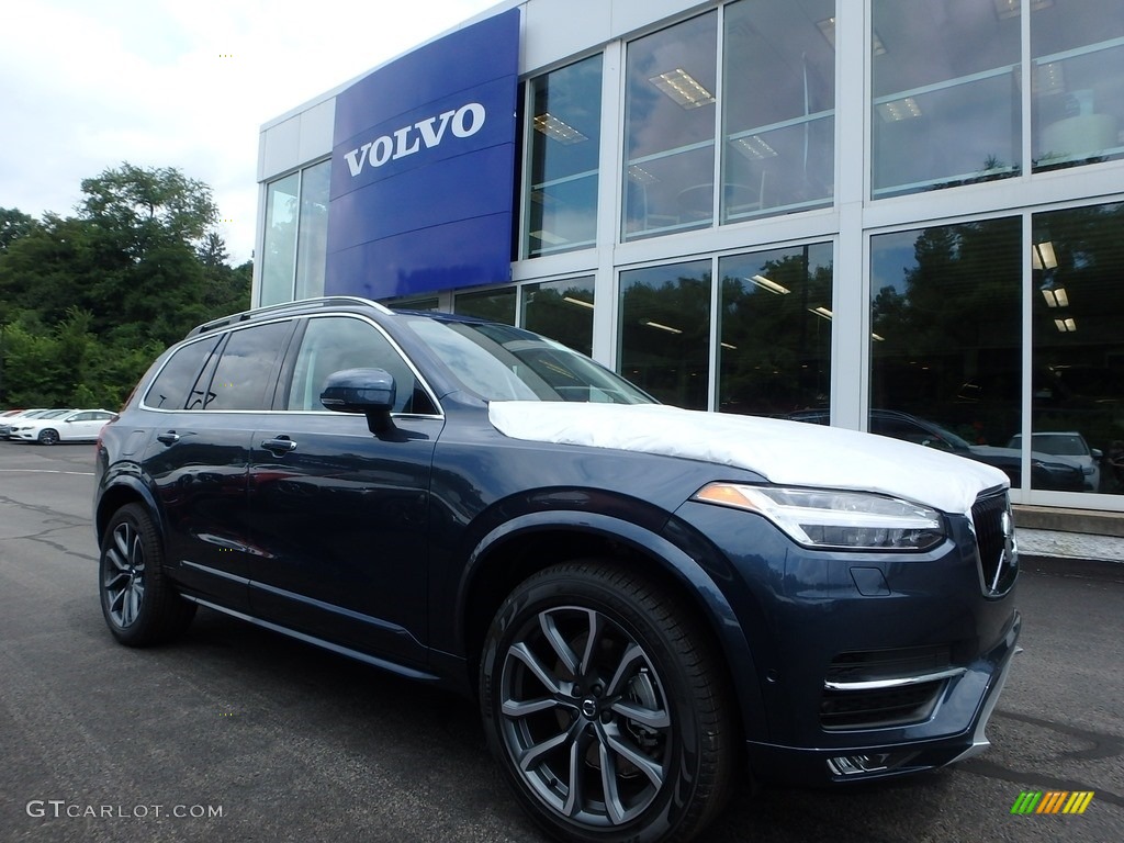 Denim Blue Metallic 2019 Volvo XC90 T6 AWD Momentum Exterior Photo #128466734