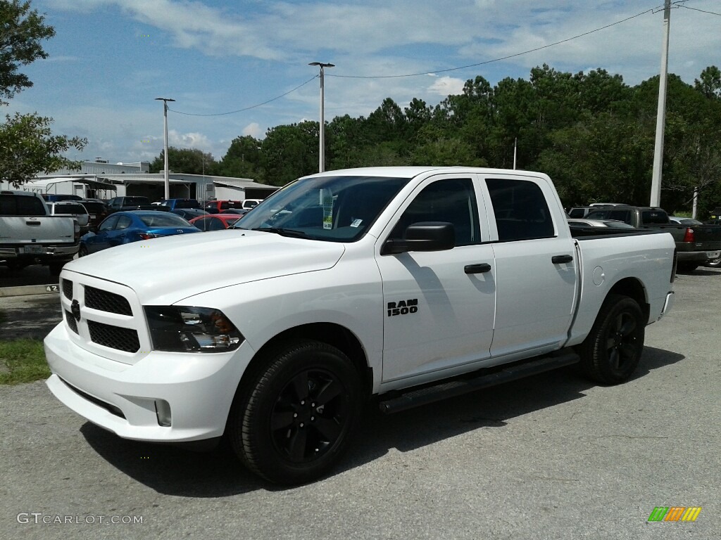 2018 1500 Express Crew Cab - Bright White / Black/Diesel Gray photo #1