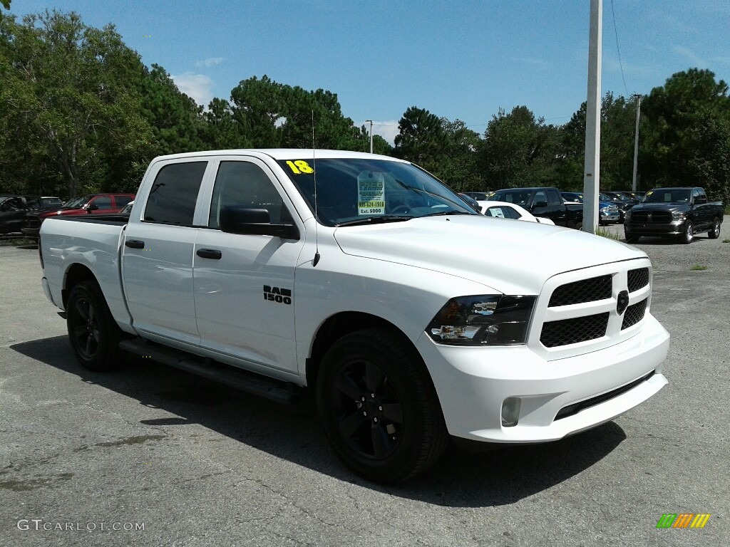 2018 1500 Express Crew Cab - Bright White / Black/Diesel Gray photo #7