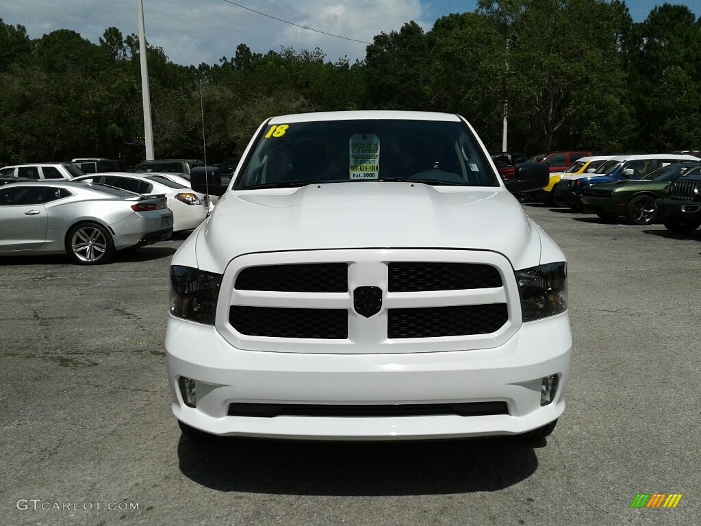 2018 1500 Express Crew Cab - Bright White / Black/Diesel Gray photo #8