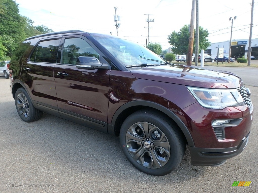 2018 Explorer Sport 4WD - Burgundy Velvet / Ebony Black photo #9