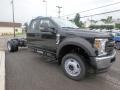 Front 3/4 View of 2019 F550 Super Duty XL SuperCab 4x4 Chassis