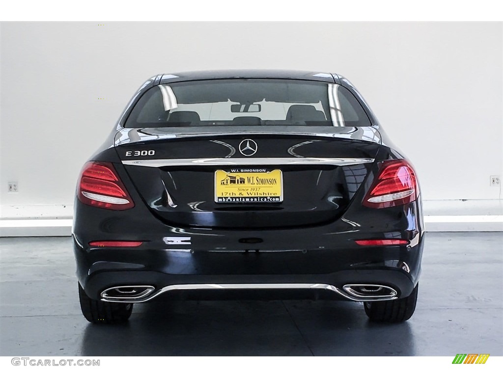 2018 E 300 Sedan - Black / Black photo #4