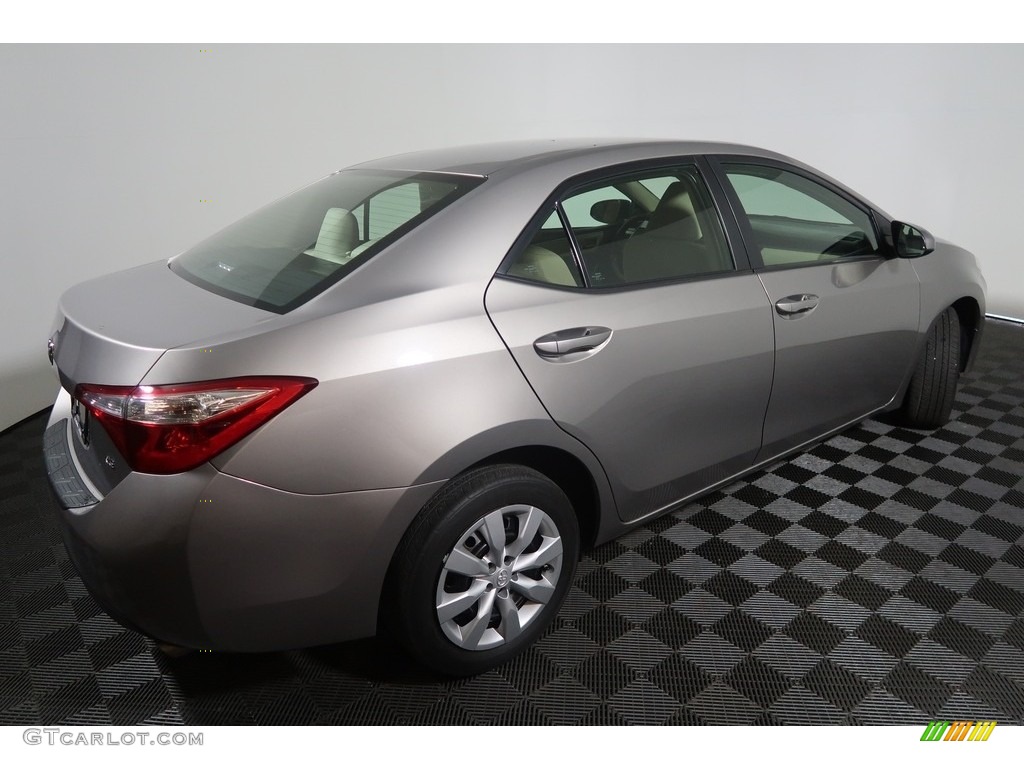 2015 Corolla LE - Brown Sugar Metallic / Ivory photo #13