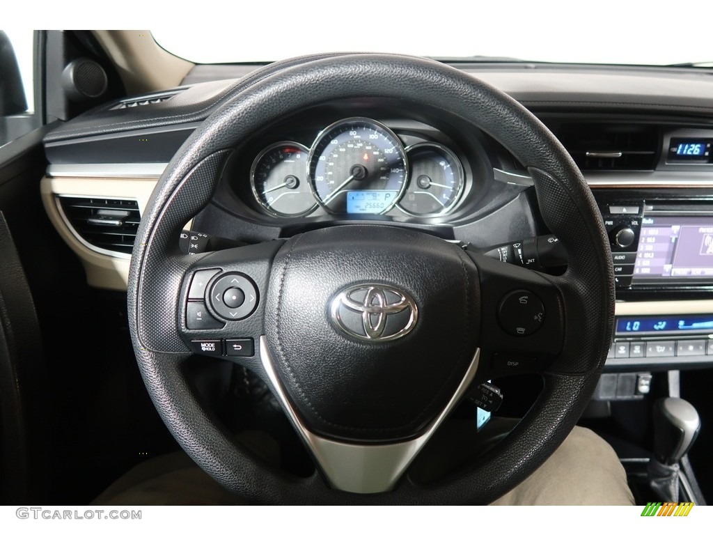 2015 Corolla LE - Brown Sugar Metallic / Ivory photo #17