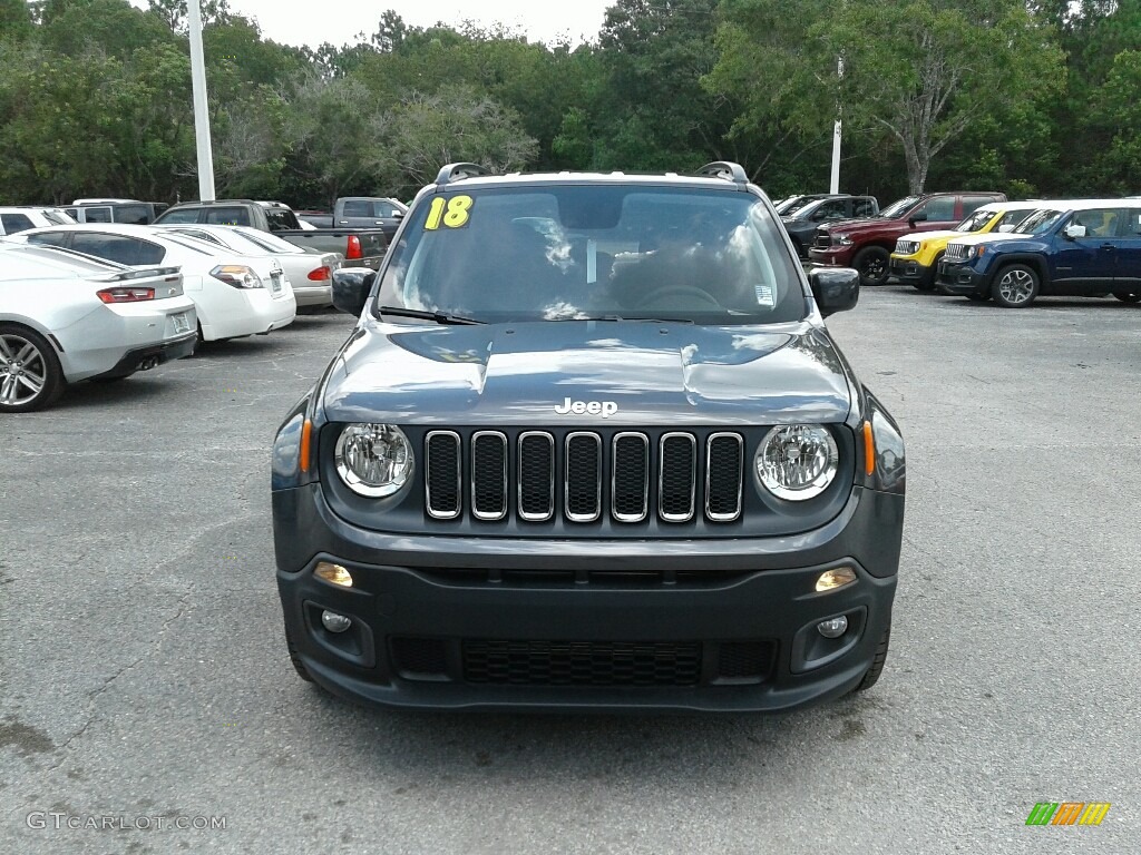 2018 Renegade Latitude - Granite Crystal Metallic / Black photo #8