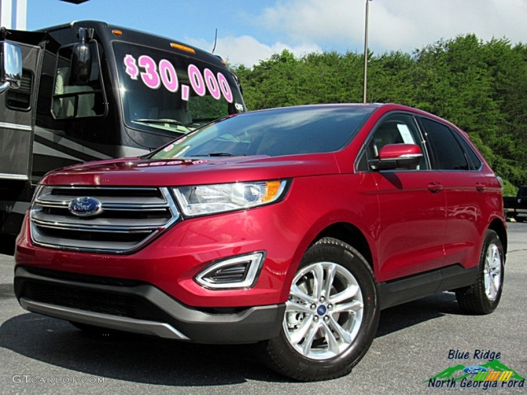 2018 Edge SEL - Ruby Red / Dune photo #1