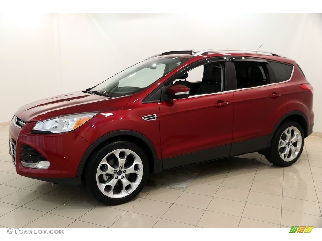 2014 Escape Titanium 1.6L EcoBoost - Ruby Red / Charcoal Black photo #3