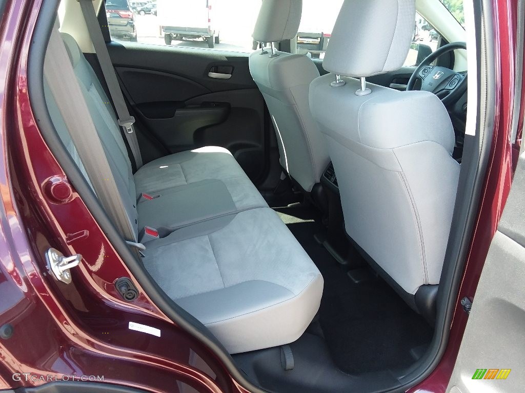 2015 CR-V LX AWD - Basque Red Pearl II / Gray photo #13