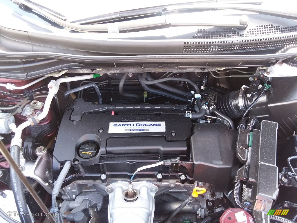 2015 CR-V LX AWD - Basque Red Pearl II / Gray photo #20