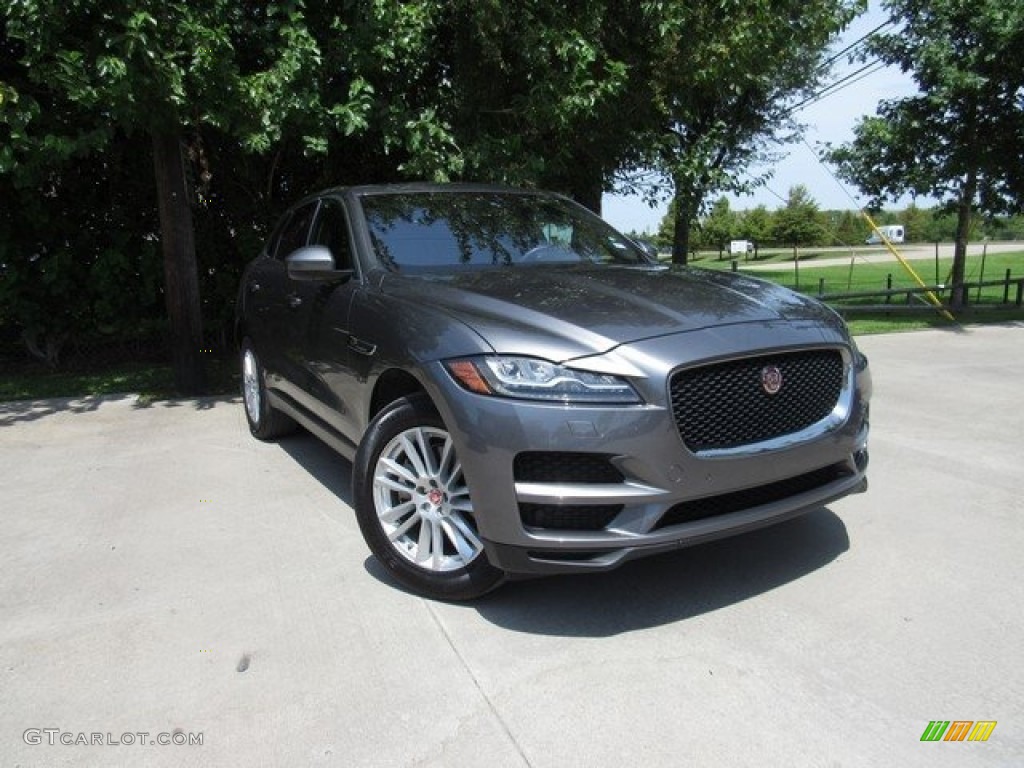 2017 F-PACE 35t AWD Prestige - Ammonite Grey / Jet photo #1