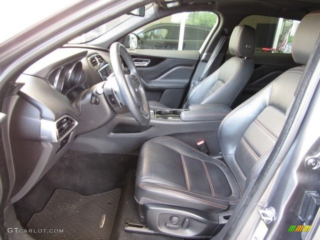 2017 F-PACE 35t AWD Prestige - Ammonite Grey / Jet photo #3