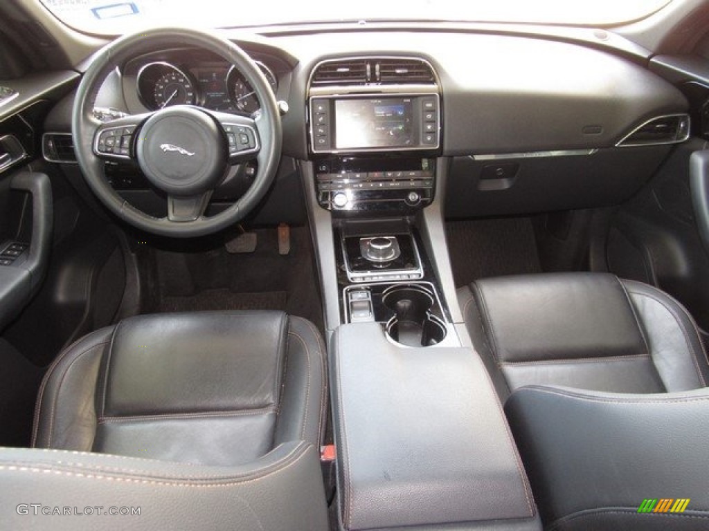 2017 F-PACE 35t AWD Prestige - Ammonite Grey / Jet photo #4