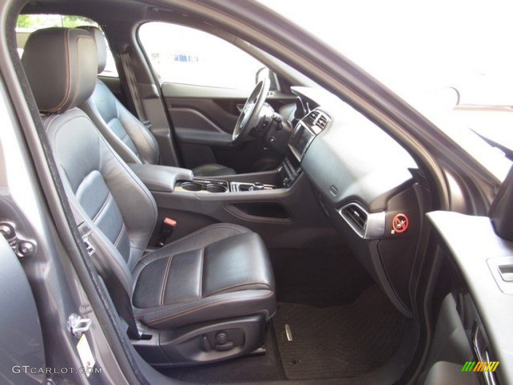 2017 F-PACE 35t AWD Prestige - Ammonite Grey / Jet photo #5